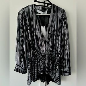 IRO black/silver Darla shirt